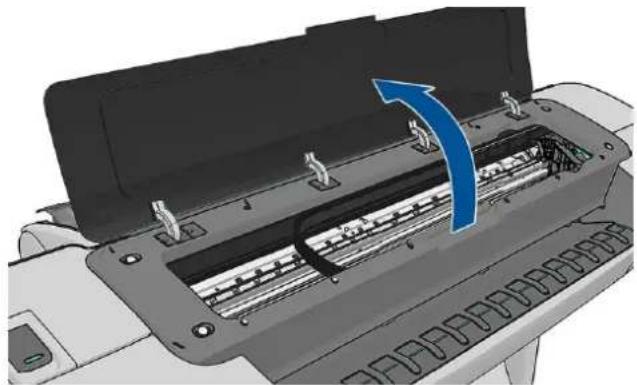 HP DesignJet Z2600 PostScript - Το χαρτί έχει μπλοκαριστεί - 2