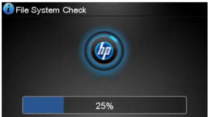 HP DesignJet Z2600 PostScript - Αυτόματος έλεγχος συστήματος αρχείων - 1