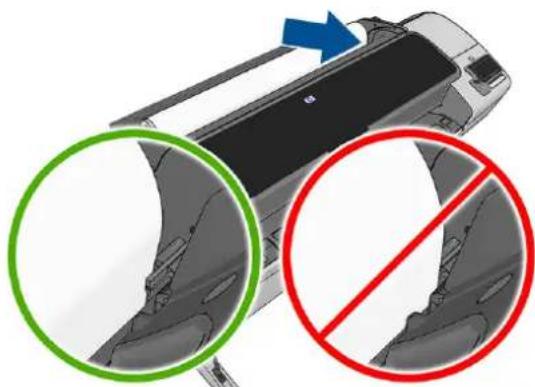 HP DesignJet Z2600 PostScript - Τοποθέτηση ρολού στον εκτυπωτή - 6