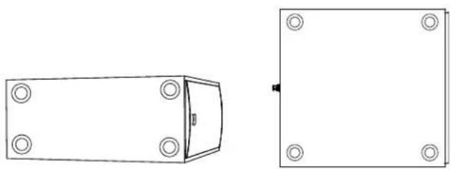 BOSTON ACOUSTICS TVee Model 30 - Emplacement des pieds du caisson de basse - 1