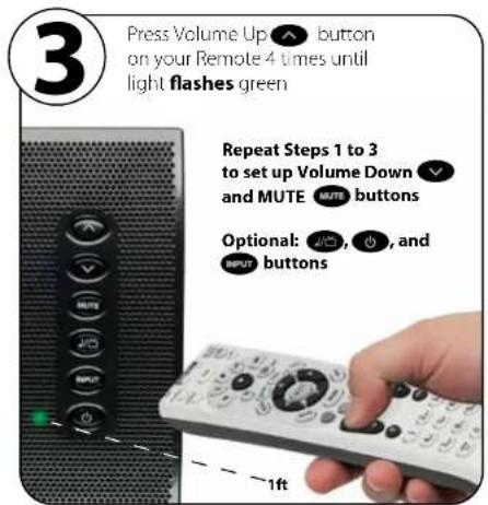 BOSTON ACOUSTICS TVee Model 30 - Programming your soundbar - 3