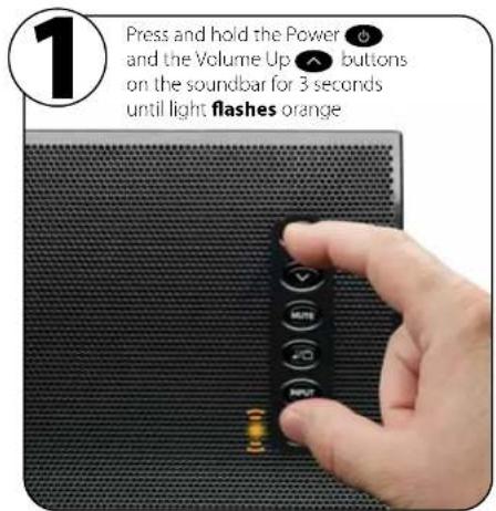 BOSTON ACOUSTICS TVee Model 30 - Programming your soundbar - 1
