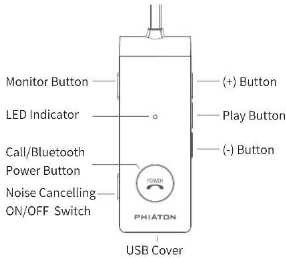 Phiaton BT 220 NC - COMPONENTS FEATURES - 1