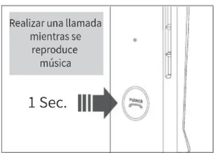 Phiaton BT 220 NC - 12.ACEPTAR / REALIZAR UNA LLAMADA MIENTRAS SE REPRODUCE MÚSICA - 1
