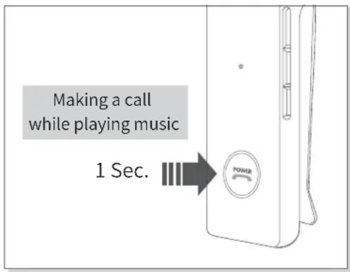 Phiaton BT 220 NC - 2) Making a Call while Playing Music - 1