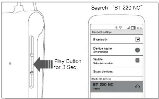 Phiaton BT 220 NC - 1) Pairing - 2