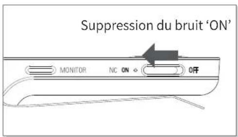 Phiaton BT 220 NC - UTILISATION DE LA FONCTION DE SUPPRESSION DU BRUIT - 1