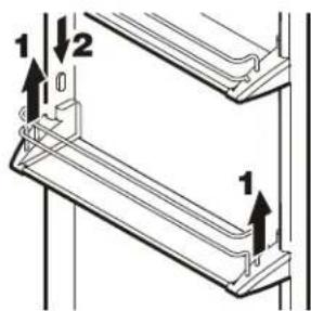 LIEBHERR CS 1611 - Repositionnement des balconnets de porte - Figure 8 - 1