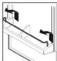 LIEBHERR CS 1200 - Repositioning the door racks - 1