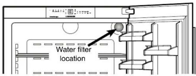 LIEBHERR HCB 2060 - Water Filter - Figure 1 - 1