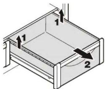 LIEBHERR HCB 2060 - Colocacion del cajon BioFresh - 1