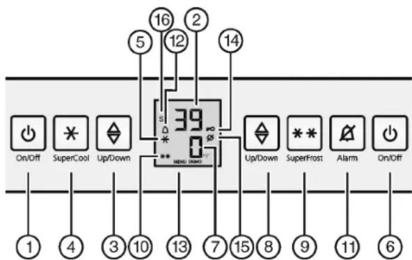 LIEBHERR HC 1000B - Operating and monitoring controls - 1