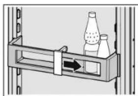 LIEBHERR HC 1000B - Use the bottle holder - 1