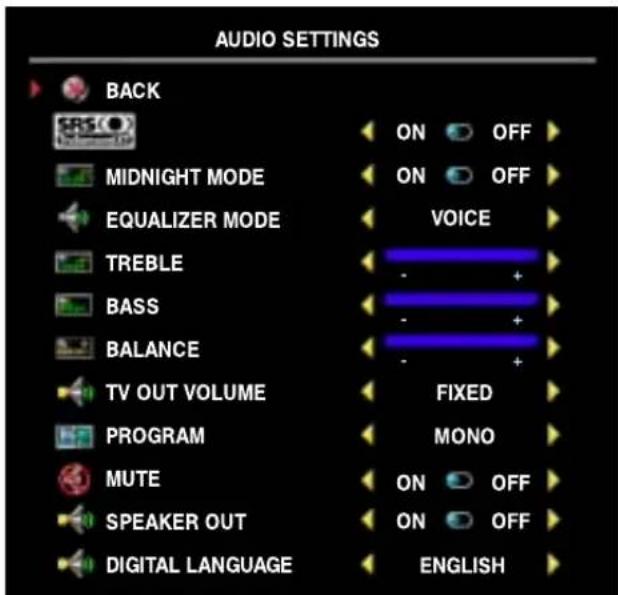 DELL W3706MC - Audio Settings - 1