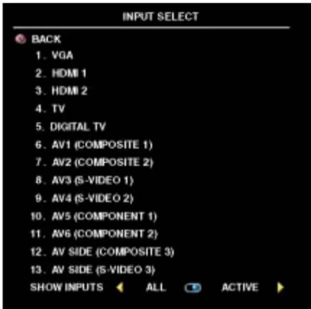 DELL W3706MC - Input Select - 1