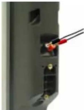 DELL W3706MC - Conecte los cables del altavoz al altavoz y al televisor - 1
