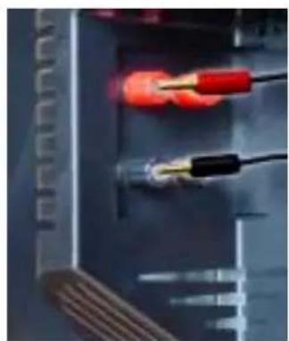 DELL W3706MC - Connecting the speaker cables to the speaker and the TV - 2