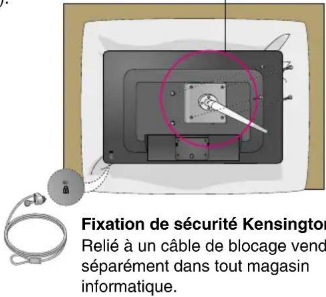 LG W2271TC - Plaque de fixation murale (vendue séparément) - 1