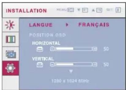 LG W2271TC - BALANCE DES BLANCS - 1