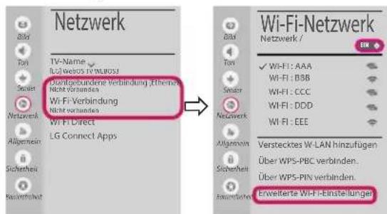 LG 24TL520S - Behebung von Netzwerkproblemen - 3