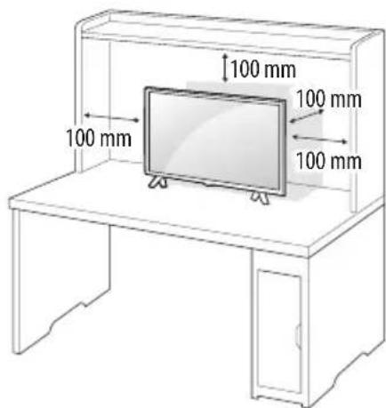 LG 24TL520S - Installation sur une table - 1
