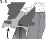 DEWALT DWX724 - DW7231 DEWALT Miter Saw Mounting Method (Fig. 6, 7) - 1