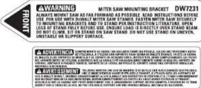 DEWALT DWX724 - DWX724 COMPACT MITER SAW STAND - 1