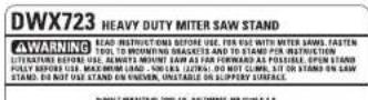 DEWALT DWX724 - DAY MONEY BACK GUARANTEE - 1