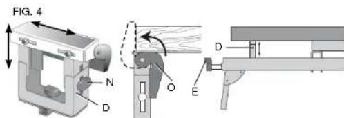 DEWALT DWX723 - Support de piece et butées de longueur (DW7232) (Fig. 3 à 4) - 2