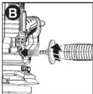 BLACK & DECKER BDPO700 - POIGNÉE AUXILIAIRE (FIG. B) - 1