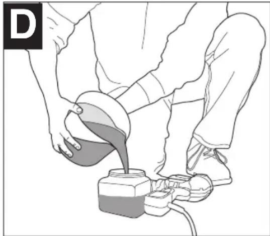 BLACK & DECKER BDPH200 - REMLISSAGE DE LA CARTOUCHE (FIGURE D) - 1