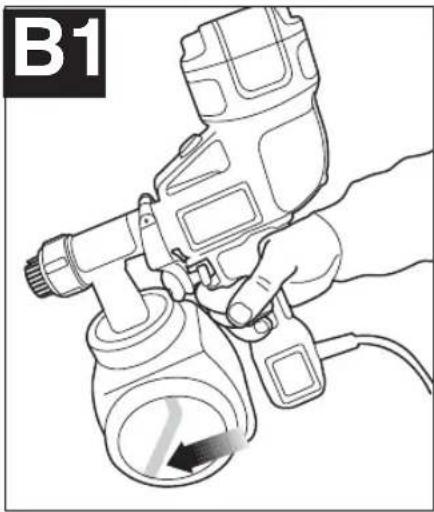 BLACK & DECKER BDPH200 - ALIGNING THE PICKUP TUBE - (FIGURES B AND B1) - 2