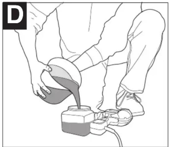 BLACK & DECKER BDPH200 - FILLING THE CANISTER - (FIGURE D) - 1