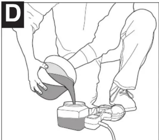 BLACK & DECKER BDPH200 - LLENADO DEL DEPÓSITO (FIGURA D) - 1
