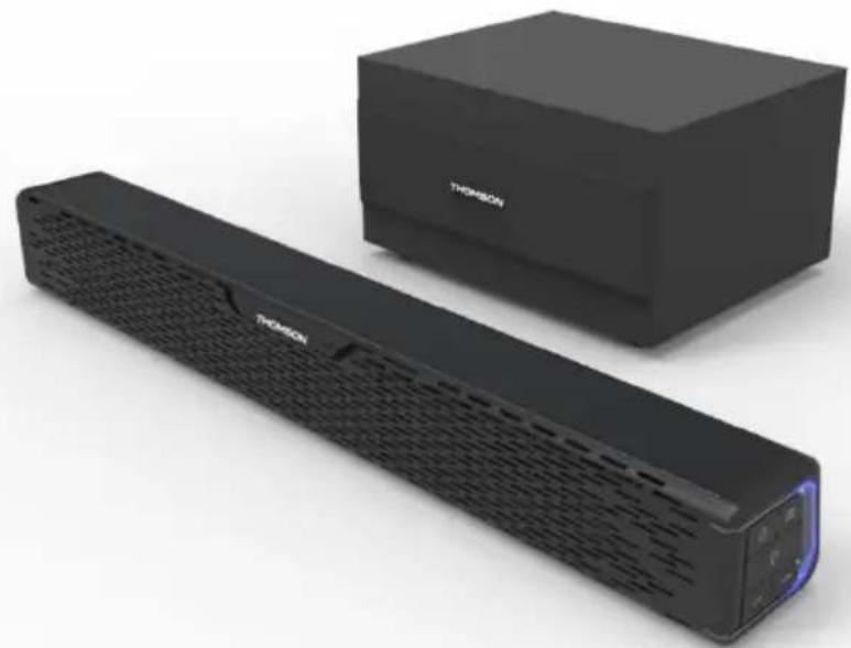 THOMSON SB60BTS - BARRA DE SONIDO CON SUBWOOFER CON CABLE - 1