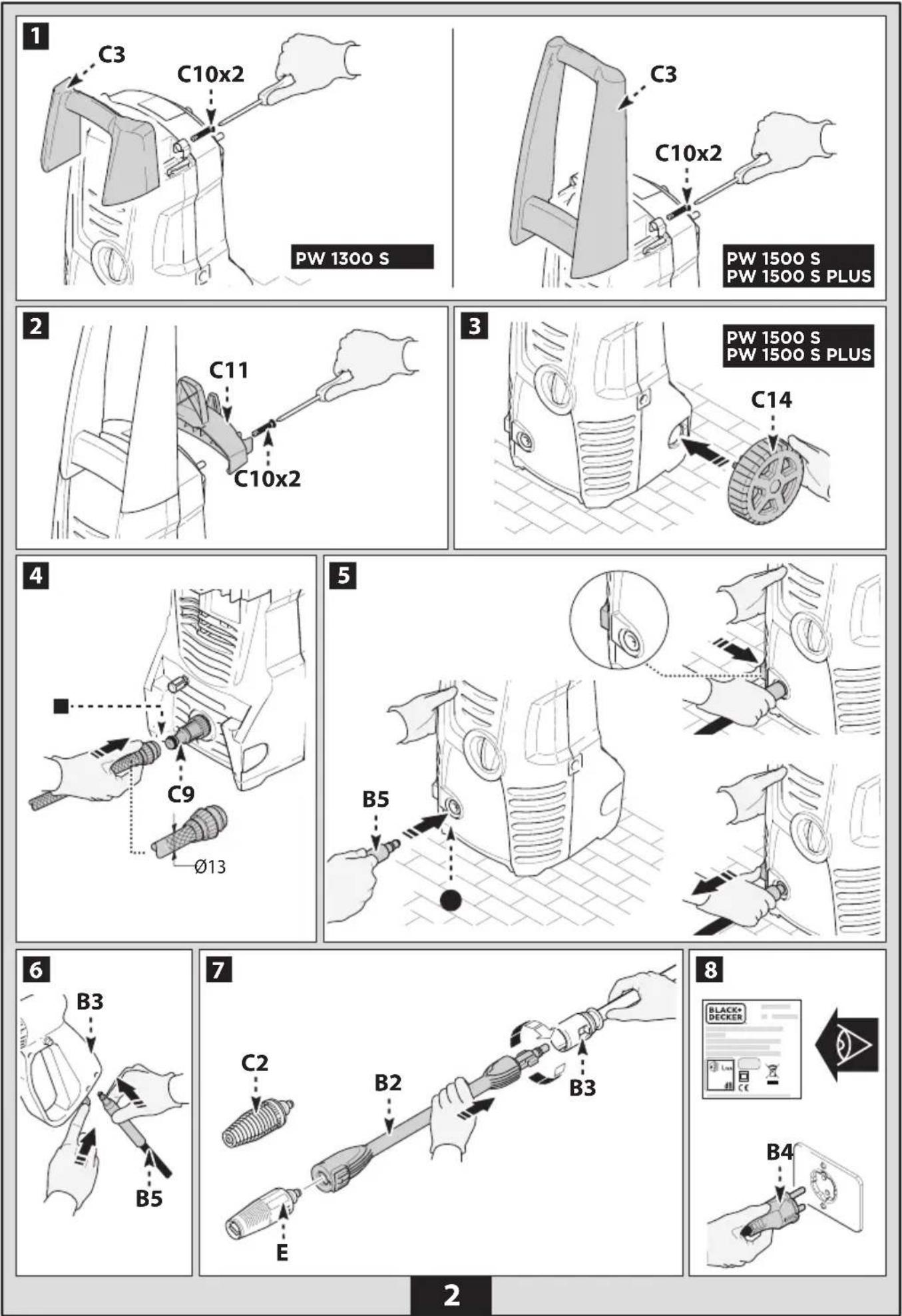 BLACK & DECKER PW1300S - 2