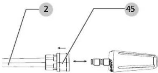BLACK & DECKER PW2100 - Attaching Nozzles (Fig. L) - 1