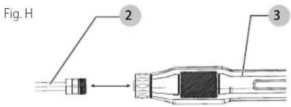 BLACK & DECKER PW2100 - Conexión de Varilla de Rocío (Fig. H) - 1