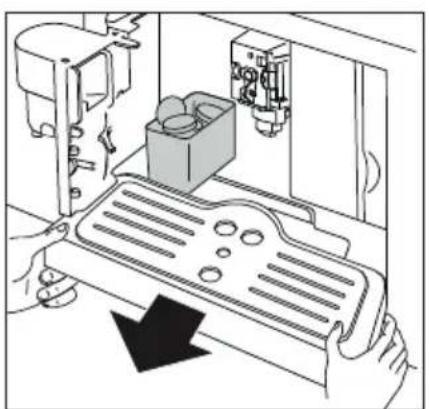 GRUNDIG GKI1120B - Limpieza del contenedor de residuos de café (Q) - 1