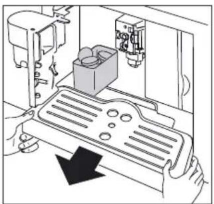GRUNDIG GKI1221X - Rengoring af kaffegrumsbeholderen (Q) - 1
