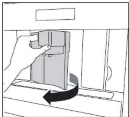 GRUNDIG GKI1221X - Rengöring av kaffeavfallsbehällaren (Q) - 1