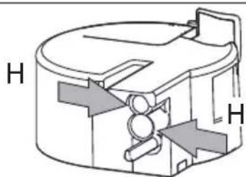 GRUNDIG GKI1221X - Tous les composants peuvent etre lavés au lave-vaisselle, en les plaçant dans le panier supérieur du lave-vaisselle. - 1