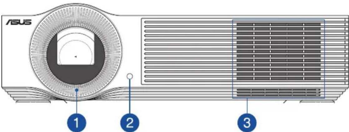 ASUS H1 LED - Vue avant - 1