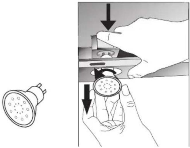 LEISURE H102PX - Lamp replacement - 2