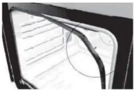 Glem Gas GFS52WHS3 - Dismantling of oven door gaskets - 1