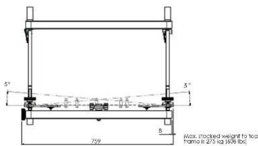 OPTOMA SFFPRO1 - 112.4xxx ~ 112.6xxx Stack frame Aluminium - 3