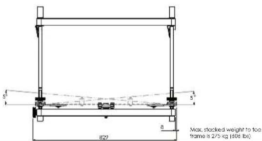 OPTOMA SFFPRO1 - 112.4xxx ~ 112.6xxx Stack frame Aluminium - 6