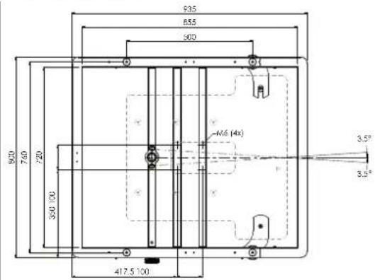 OPTOMA SFFPRO1 - 112.4xxx ~ 112.6xxx Stack frame Aluminium - 4