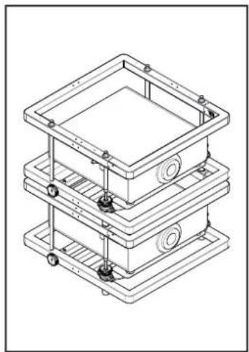 OPTOMA SFFPRO1 - 112.4xxx ~ 112.6xxx Stack frame Aluminium - 2