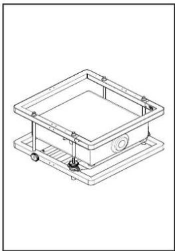 OPTOMA SFFPRO1 - 112.4xxx ~ 112.6xxx Stack frame Aluminium - 3